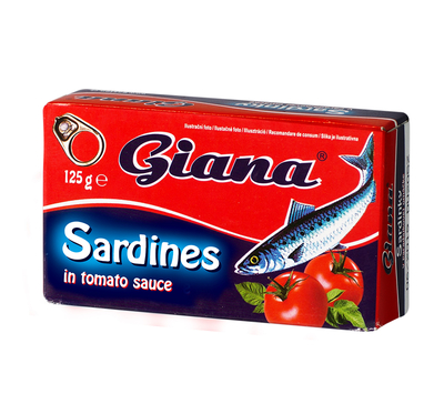 Sardines in tomato sauce 125g